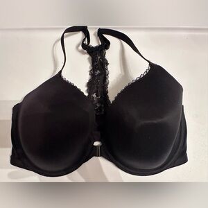 Front closure halter t back bra. Lightly lined